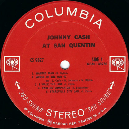 Johnny Cash : Johnny Cash At San Quentin (LP, Album)