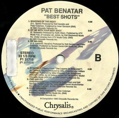 Pat Benatar : Best Shots (LP, Comp, RM)
