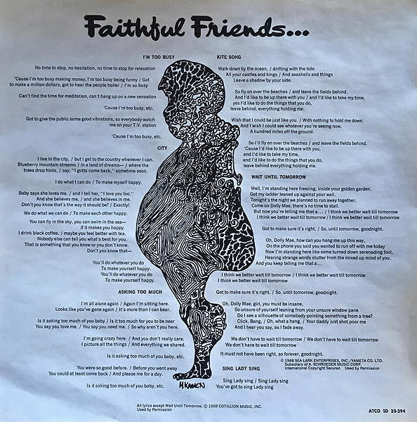 The New York Rock Ensemble : Faithful Friends (LP, Album, PR )