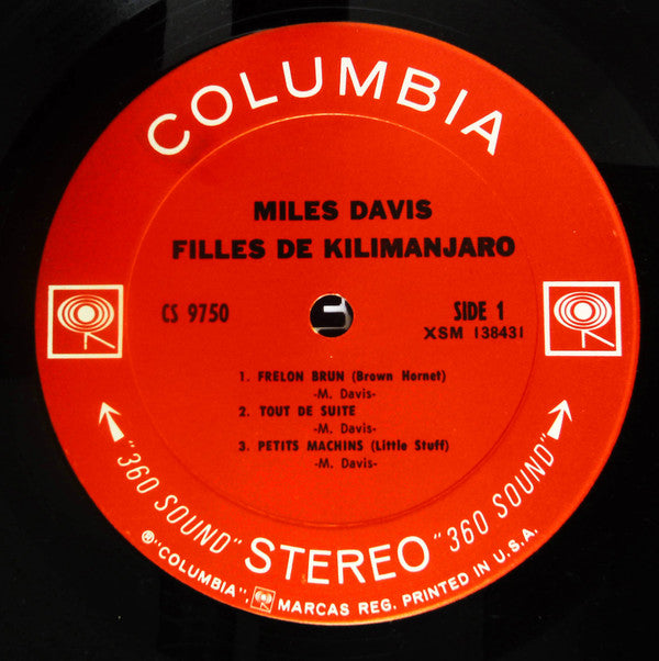 Miles Davis : Filles De Kilimanjaro (LP, Album, Pit)