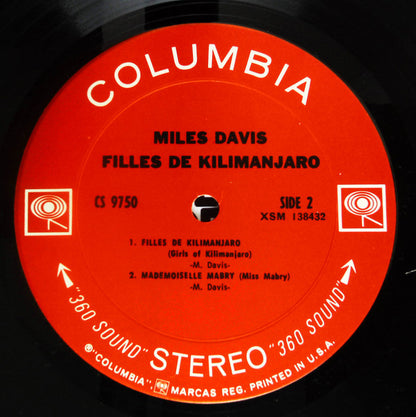 Miles Davis : Filles De Kilimanjaro (LP, Album, Pit)