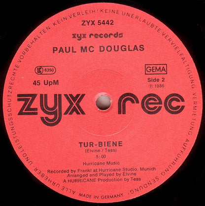 Paul Mc Douglas : Turbo-Geil (12")