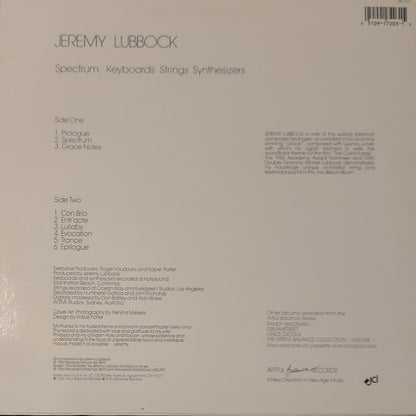 Jeremy Lubbock : Spectrum: Keyboards Strings Synthesizers (LP)