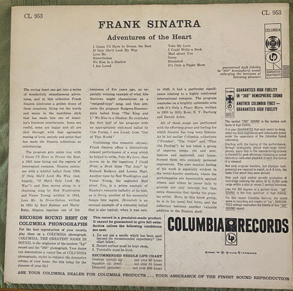 Frank Sinatra : Adventures Of The Heart (LP, Comp, Mono)