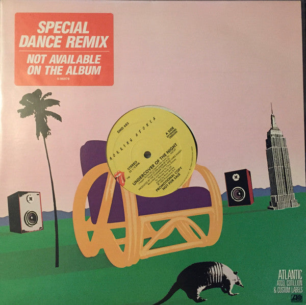 The Rolling Stones : Undercover Of The Night (12", Promo)