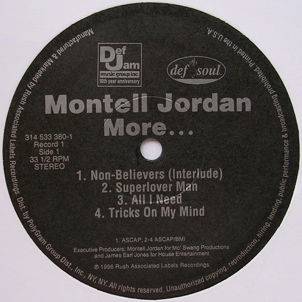 Montell Jordan : More... (2xLP, Album)