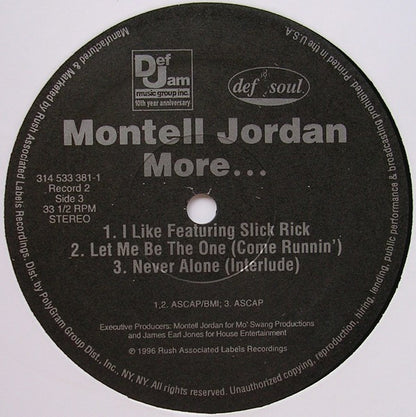 Montell Jordan : More... (2xLP, Album)