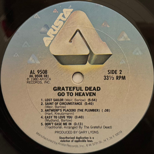The Grateful Dead : Go To Heaven (LP, Album, Pit)