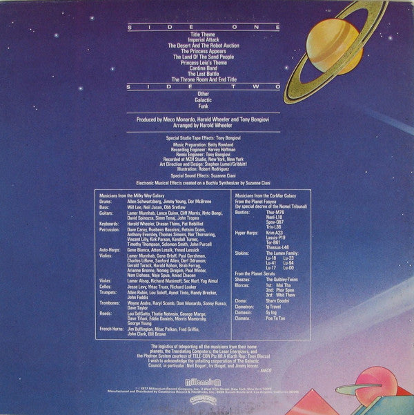 Meco Monardo : Music Inspired By Star Wars And Other Galactic Funk (LP, Album, San)