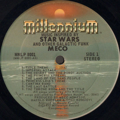 Meco Monardo : Music Inspired By Star Wars And Other Galactic Funk (LP, Album, San)