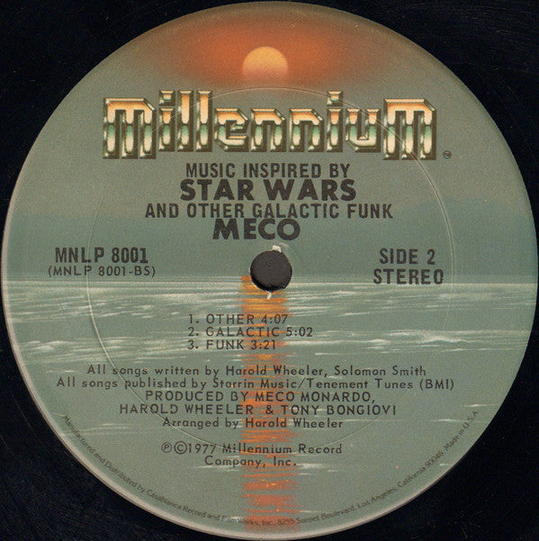 Meco Monardo : Music Inspired By Star Wars And Other Galactic Funk (LP, Album, San)