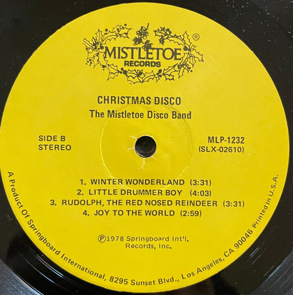 The Mistletoe Disco Band : Christmas Disco (LP, Album)