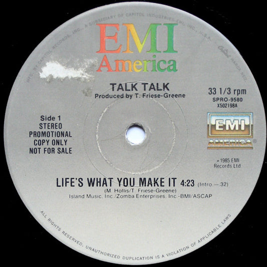 Talk Talk : Life's What You Make It (12", Promo)