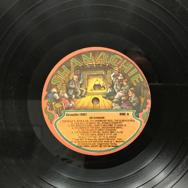 De Danann : Selected Jigs Reels & Songs (LP, Album)