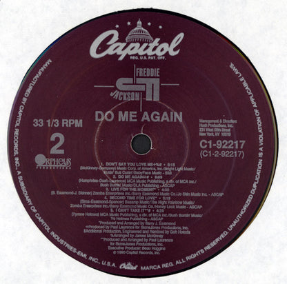 Freddie Jackson : Do Me Again (LP, Album)
