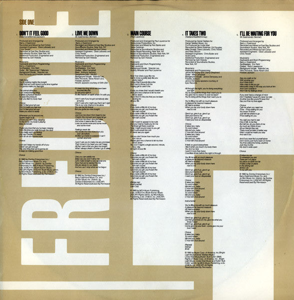 Freddie Jackson : Do Me Again (LP, Album)