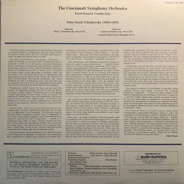 Pyotr Ilyich Tchaikovsky, Cincinnati Symphony Orchestra, Erich Kunzel : 1812 / Capriccio Italien / "Cossack Dance" From Mazeppa (LP, Gat)