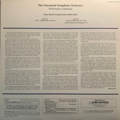 Pyotr Ilyich Tchaikovsky, Cincinnati Symphony Orchestra, Erich Kunzel : 1812 / Capriccio Italien / "Cossack Dance" From Mazeppa (LP, Gat)