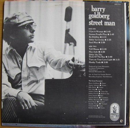 Barry Goldberg : Street Man (LP, Album)