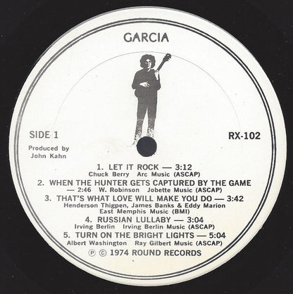 Jerry Garcia : Garcia (LP, Album, San)