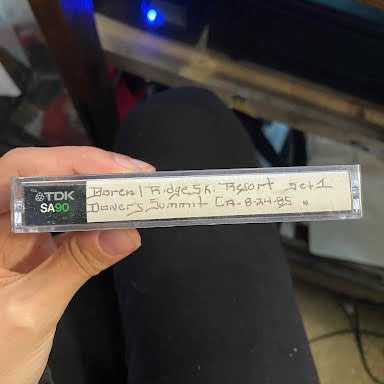The Grateful Dead - Boreal Ridge Ski Resort 8/24/85 (Bootleg Cassette)