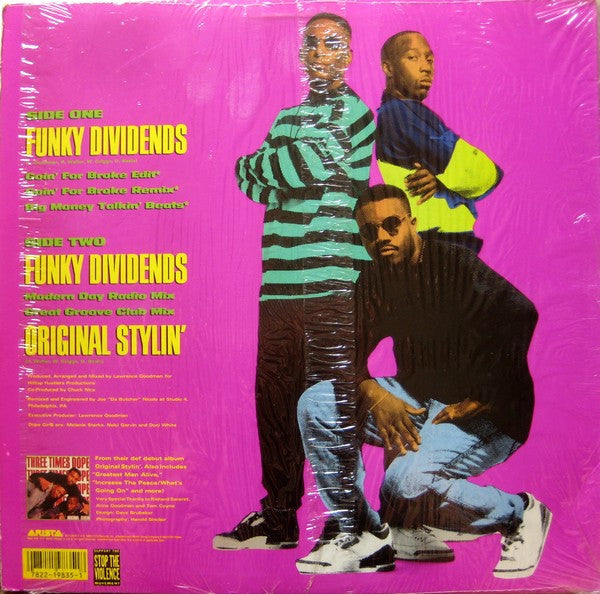 Three Times Dope : Funky Dividends (12")