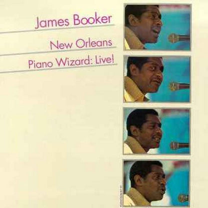 James Booker : New Orleans Piano Wizard: Live! (LP, Album, RE)
