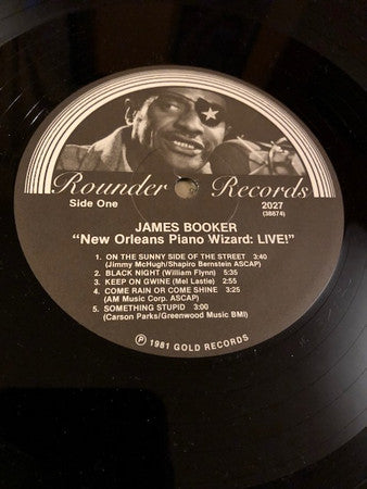 James Booker : New Orleans Piano Wizard: Live! (LP, Album, RE)