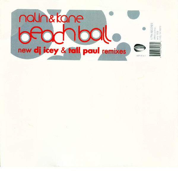 Nalin & Kane : Beachball (DJ Icey & Tall Paul Remixes) (12", RP)