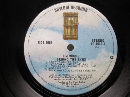 Tim Moore : Behind The Eyes (LP, Album, San)