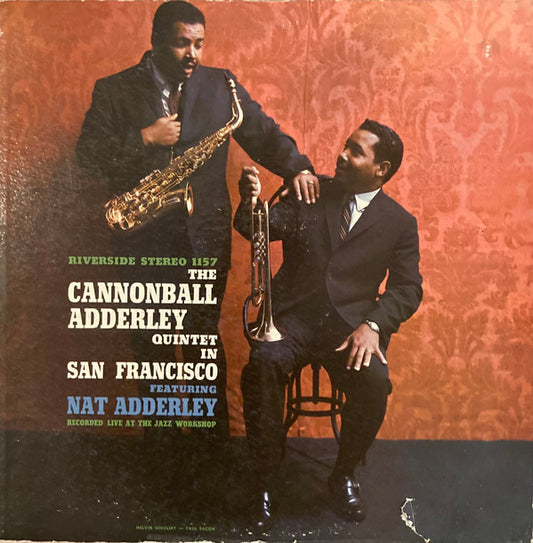 The Cannonball Adderley Quintet Featuring Nat Adderley : The Cannonball Adderley Quintet In San Francisco (LP, Album)