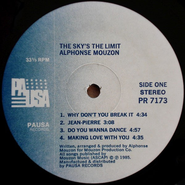 Alphonse Mouzon : The Sky Is The Limit (LP, Album)