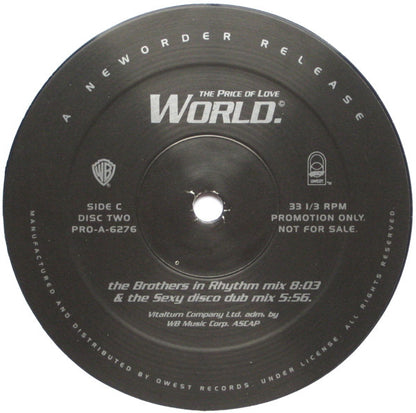 New Order : World (The Price Of Love) (2x12", Promo)