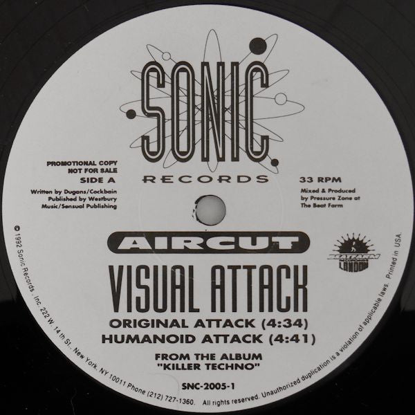 Aircut : Visual Attack (12", Single, Promo)