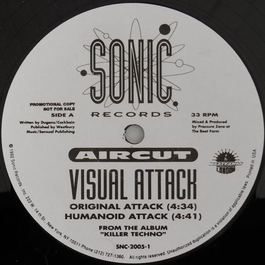 Aircut : Visual Attack (12", Single, Promo)