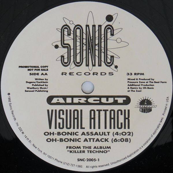 Aircut : Visual Attack (12", Single, Promo)