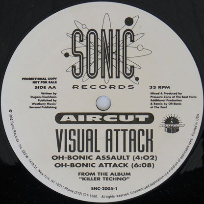 Aircut : Visual Attack (12", Single, Promo)