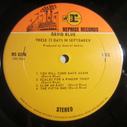 David Blue : These 23 Days In September (LP, Album)