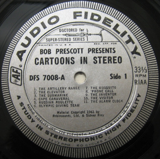 Bob Prescott : Cartoons In Stereo (LP)