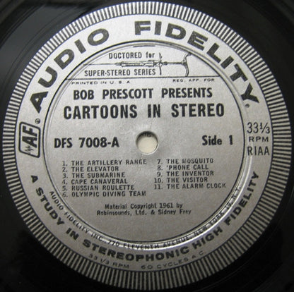 Bob Prescott : Cartoons In Stereo (LP)