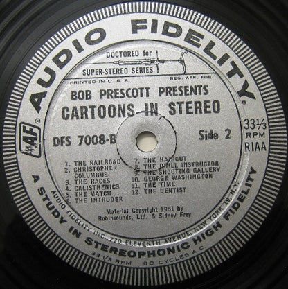Bob Prescott : Cartoons In Stereo (LP)