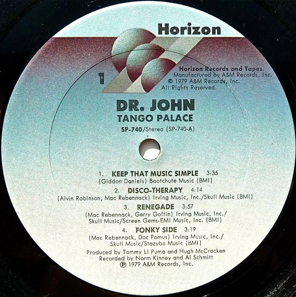 Dr. John : Tango Palace (LP, Album, Ter)
