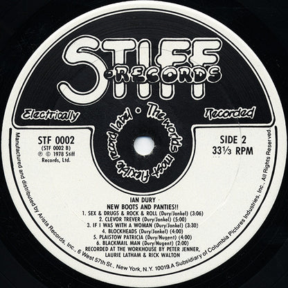 Ian Dury : New Boots And Panties!! (LP, Album, 11 )