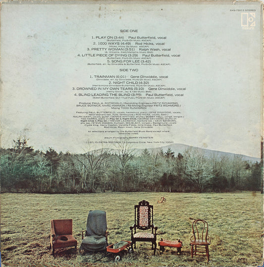 The Paul Butterfield Blues Band : Sometimes I Just Feel Like Smilin' (LP, Album, Pit)
