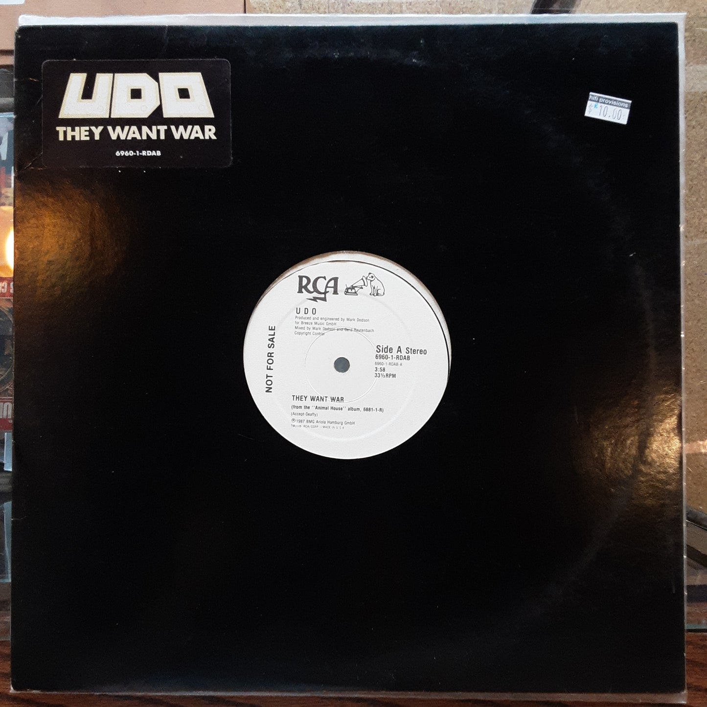 UDO - They Want War 12”