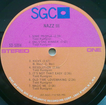 Nazz : III (LP, Album, Pre)