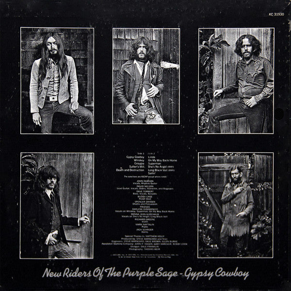 New Riders Of The Purple Sage : Gypsy Cowboy (LP, Album, Pit)