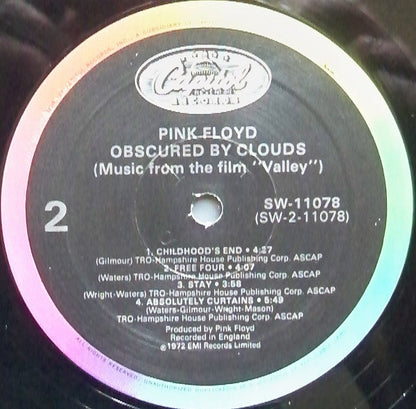 Pink Floyd : Obscured By Clouds (LP, Album, RE, SRC)