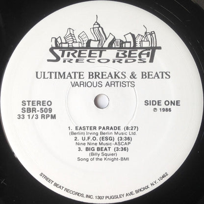 Various : Ultimate Breaks & Beats (LP, Comp, Unofficial)