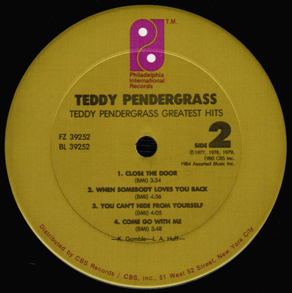 Teddy Pendergrass : Greatest Hits (LP, Comp, Pit)